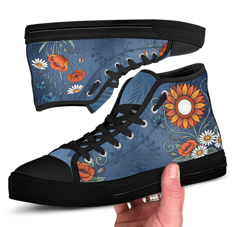 Daisy High Top Sneakers - 1