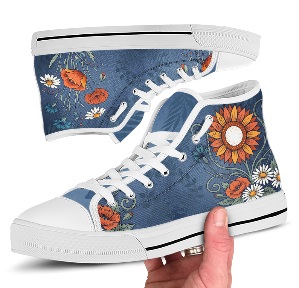 Daisy High Top Sneakers - 2