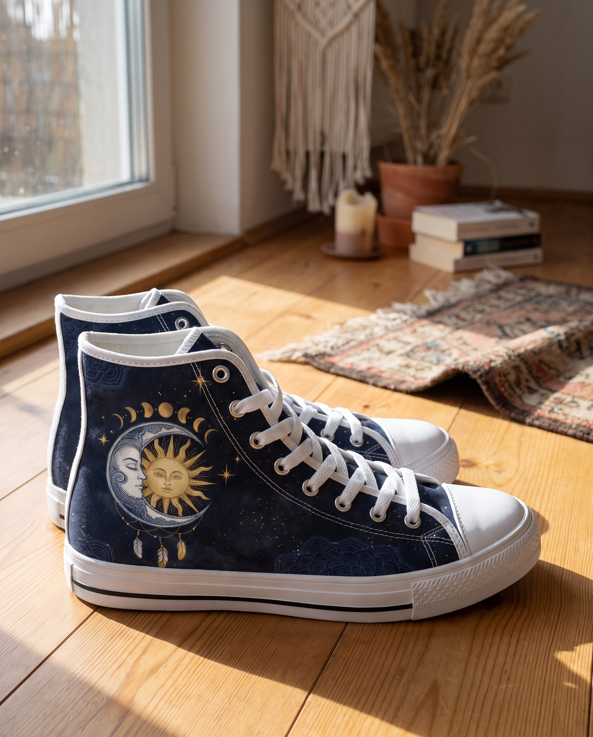 Celeste High Top Sneakers - celeste-high-top-sneakers-indoor-wood-floor
