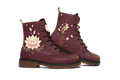 Lotus Leather Boots pair, front three-quarter view, white background