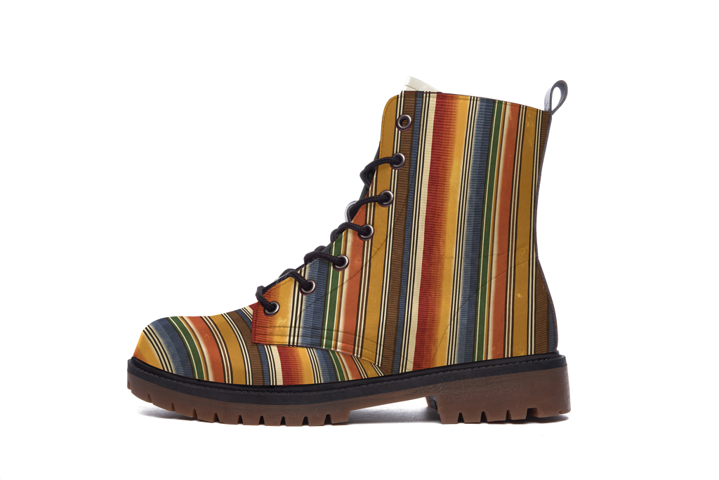 Sedona Leather Boots inner side of the left boot, white background