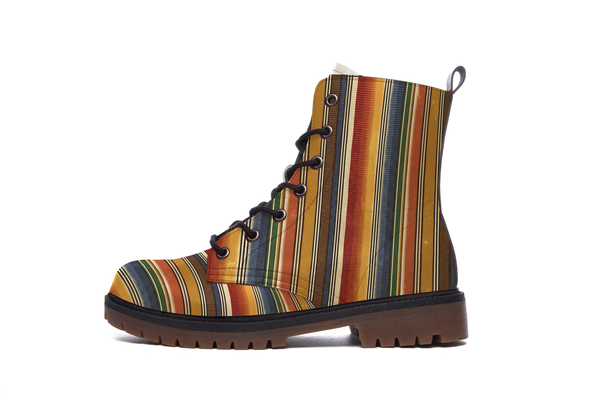 Sedona Leather Boots inner side of the left boot, white background